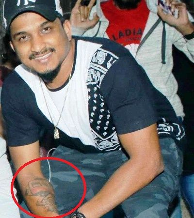Vivian Fernandes (Divine) Tattoo On The Right Fore-Arm