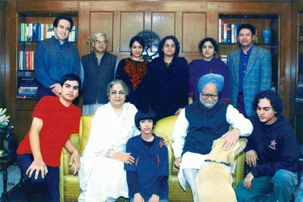 Gursharan Kaur with her family