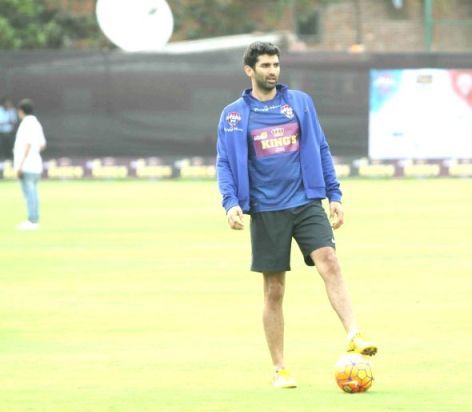 Aditya Roy Kapur playing football