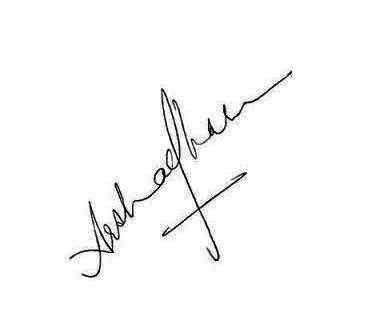 Arshad Warsi Signature