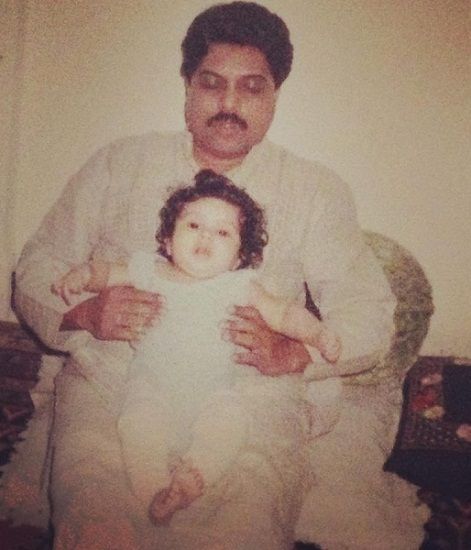 Bhumi Pednekar with her father