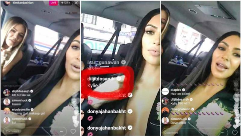 Diljit Dosanjh comments on Kylie Jenners social account