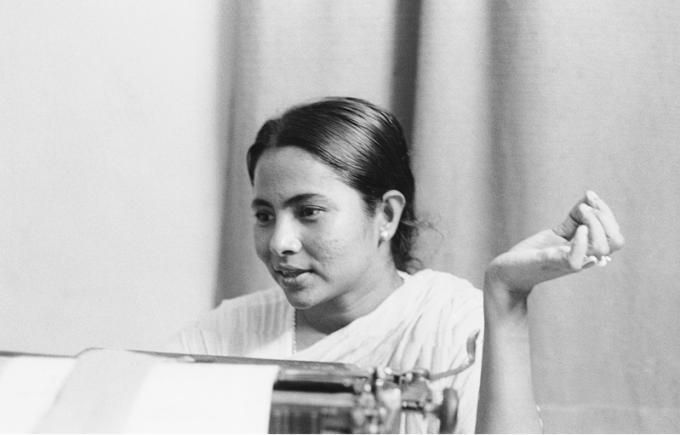 Early photo of Mamta Banerjee