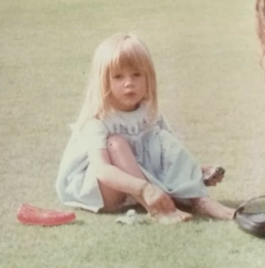 Kalki Koechlin in her childhood