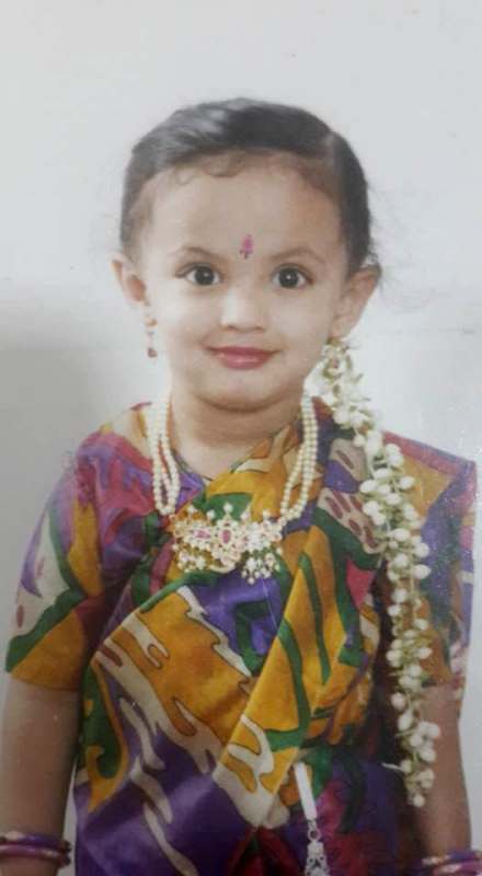 Ketaki Mategaonkar's childhood picture