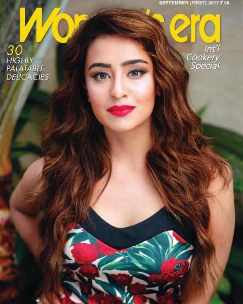 Musskan Sethi on the cover of Women's era magazine