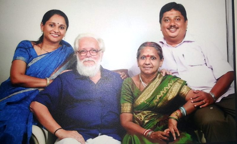 Meena Nambi with her family