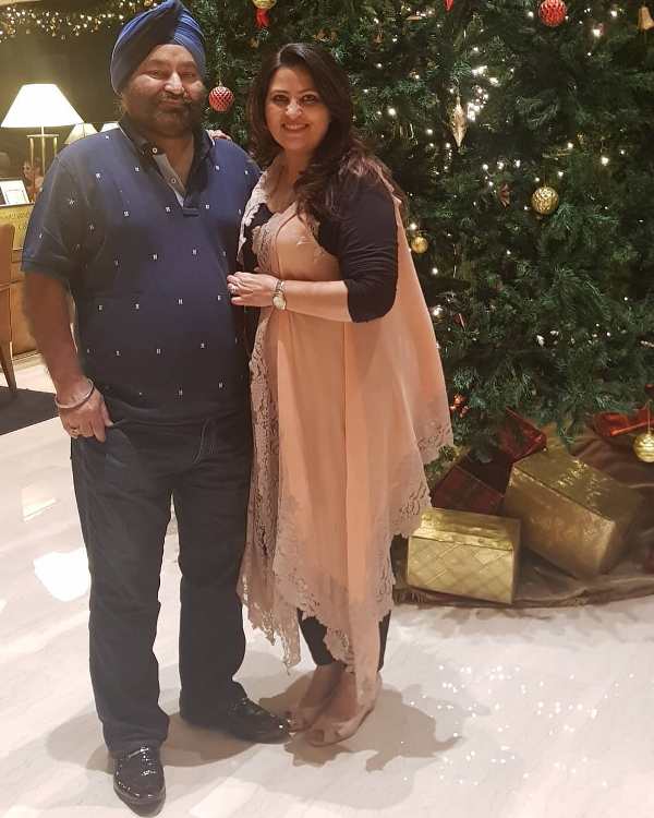 Nilu Kohli with her Husband