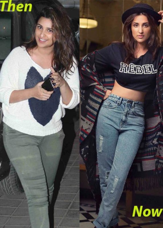 Parineeti Chopra's before and after physical transformation pictures