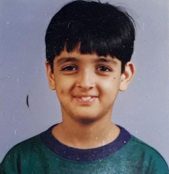 Priyank Sharma's childhood photo