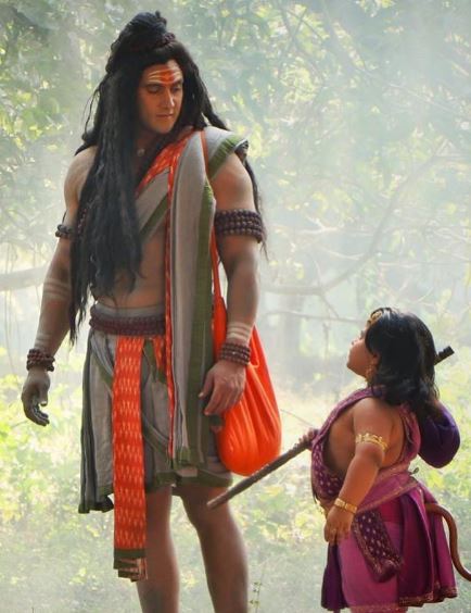 Ram Yashvardhan as Lord Shiva in Kahat Hanuman Jai Shree Ram