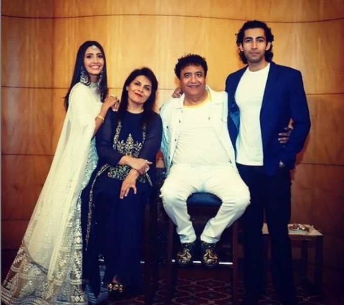 Aadar Malik with his family