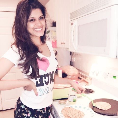 Asha Bhat cooking