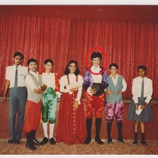 Imtiaz Ali in his school days