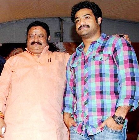 Jr. NTR with his father