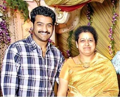 Jr. NTR with his mother
