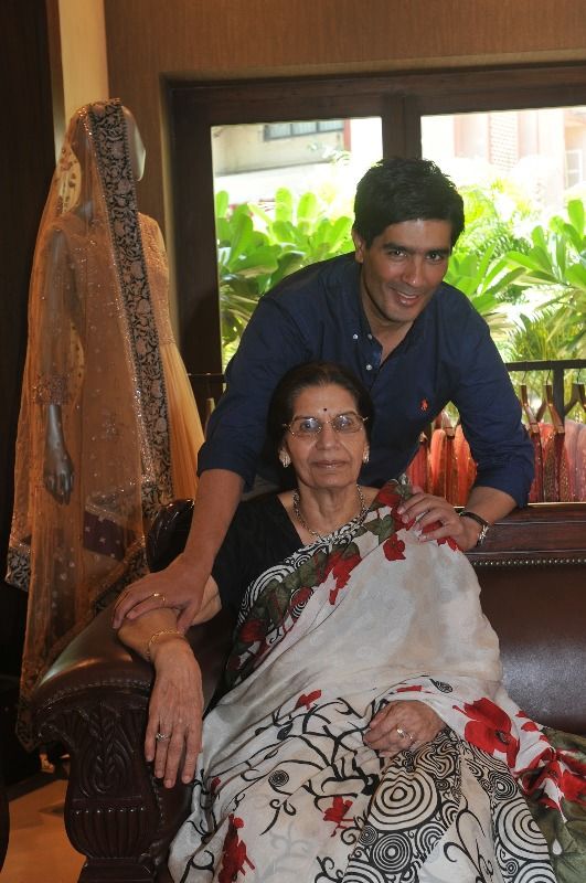 Manish Malhotra with his mother
