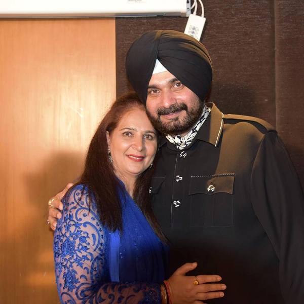 Navjot kaur Sidhu with her husband