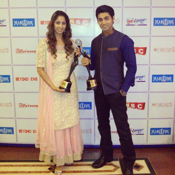 Sangeeta Ghosh with an award