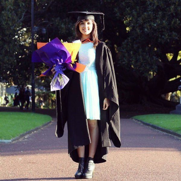 Shirley Setia's graduation picture