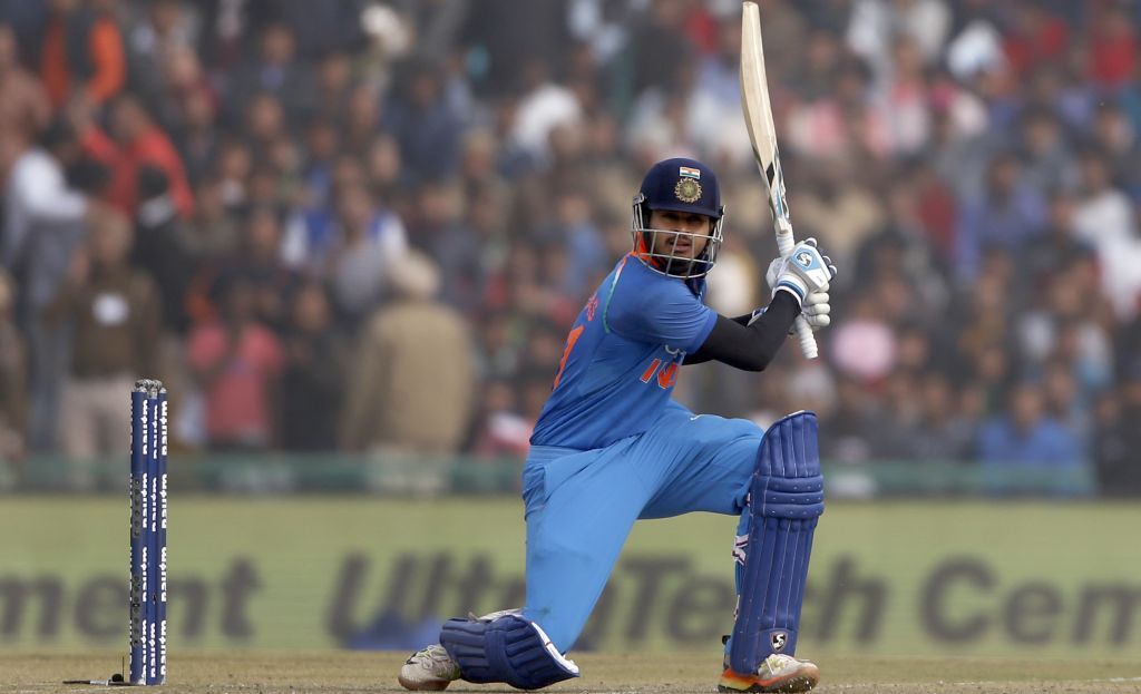 Shreyas Iyer playing for Team India