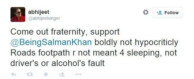 Abhijeet Tweet On Salman Khan's Hit-And-Run Case