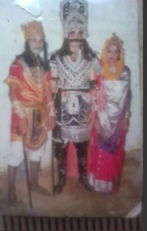 Ahinandan Pathak Dressed As Ravana