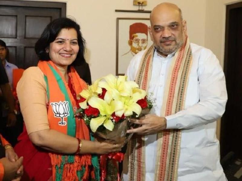 Aparajita Sarangi Joins BJP In Presence Of Amit Shah