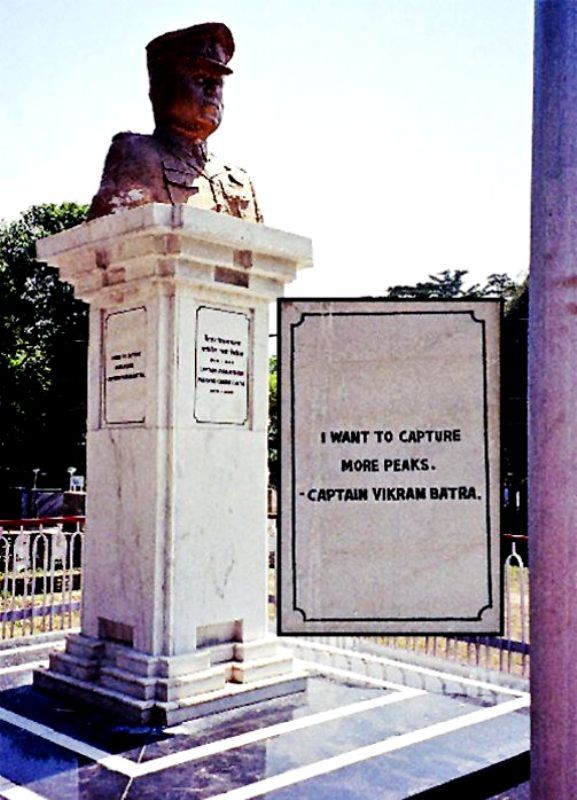 Captain Vikram Batra's Statue In Palampur