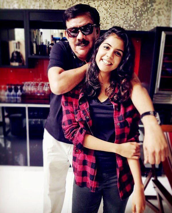 Kalyani Priyadarshan And Her Father Priyadarshan