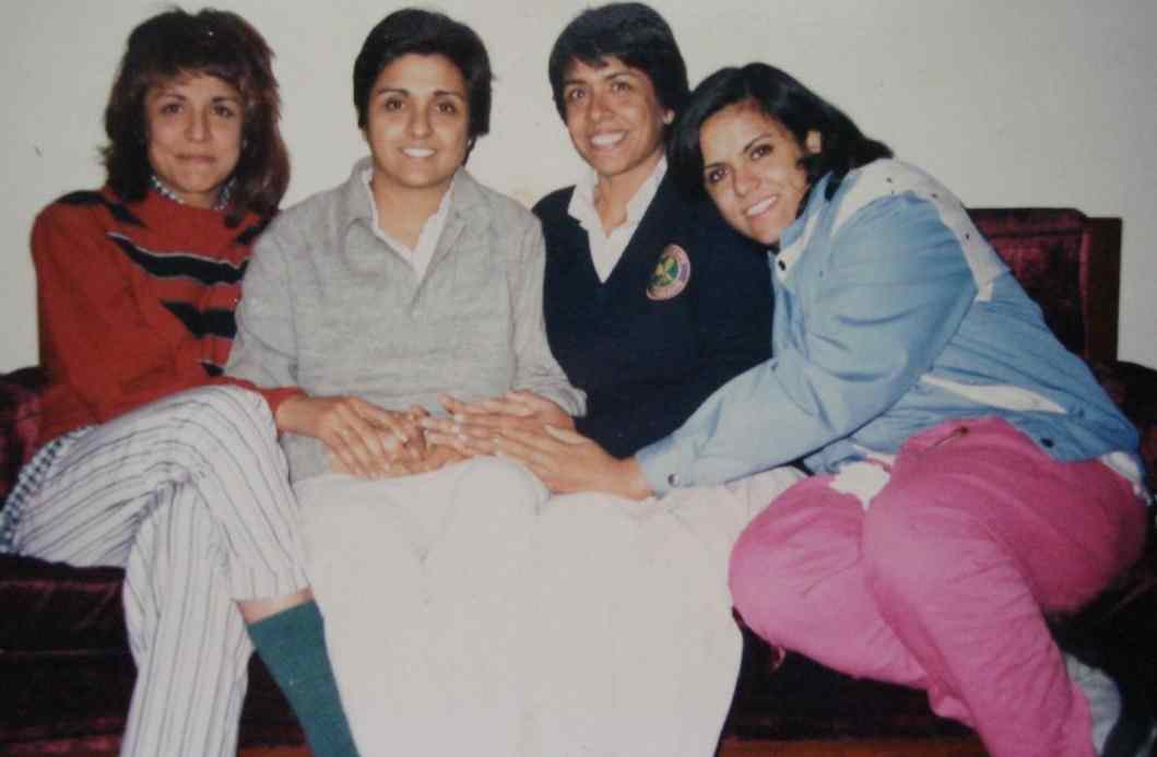 Kiran Bedi with her sisters