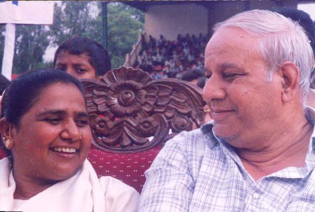 Mayawati and Kanshi Ram