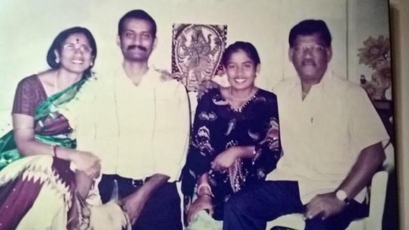Mithali Raj With Her Family
