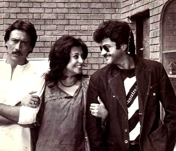 Moon Moon Sen With Jackie Shroff And Anil Kapoor