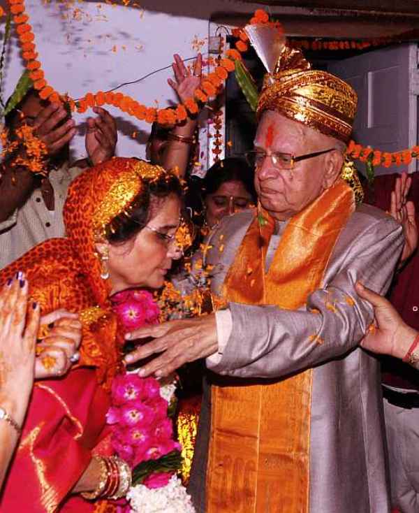 N. D. Tiwari And Ujjwala Tiwari Got Married