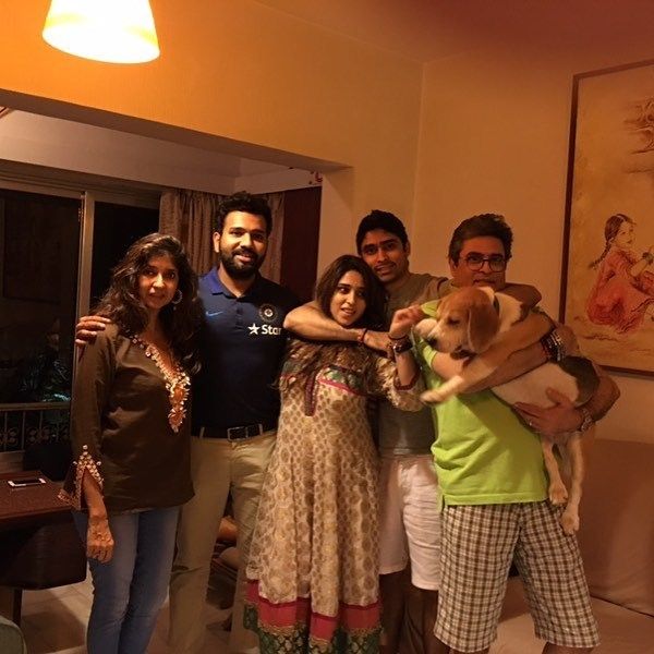 Ritika Sajdeh with her family