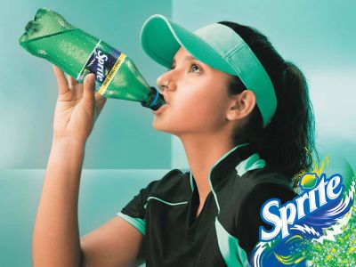 Sania Mirza as the brand ambassador of Sprite