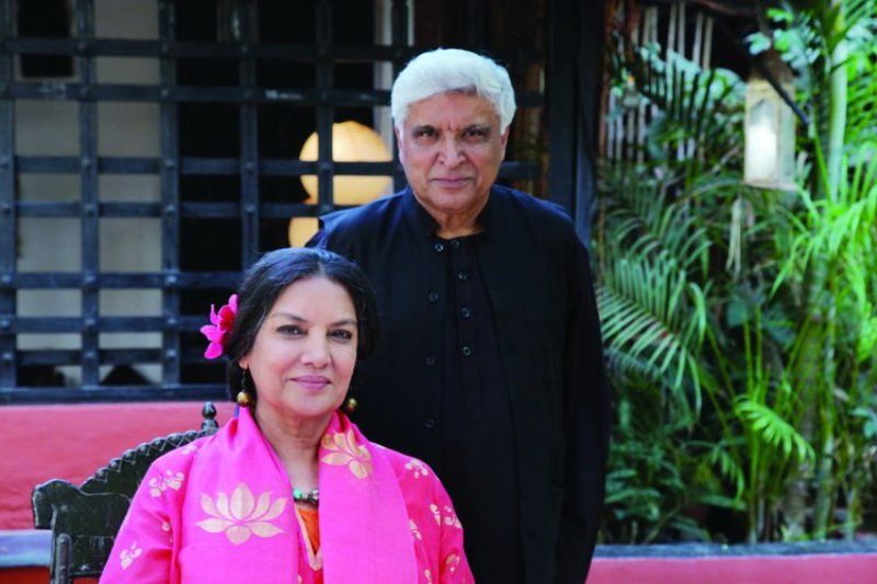 Shabana Azmi And Her Husband Javed Akhtar