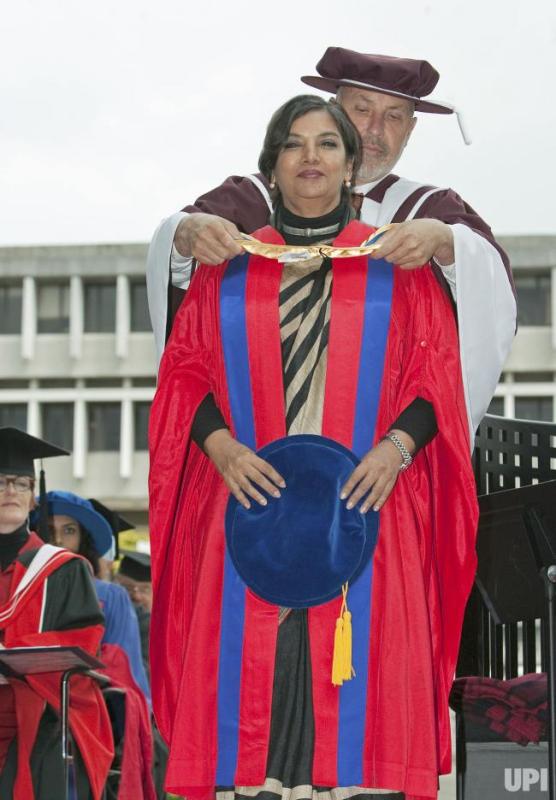 Shabana Azmi Receiving Honorary Doctorate By Simon Fraser University