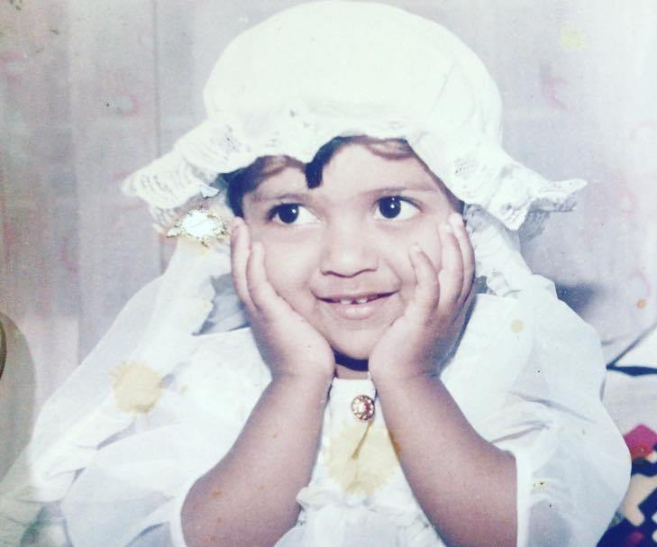 Swarda Thigale childhood picture