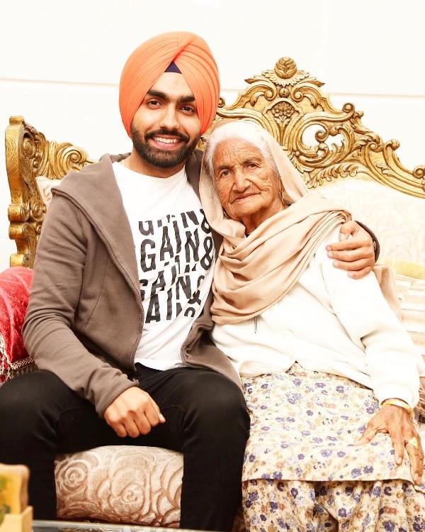 Ammy Virk with his grandmother