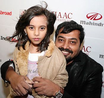 Anurag Kashyap with his daughter