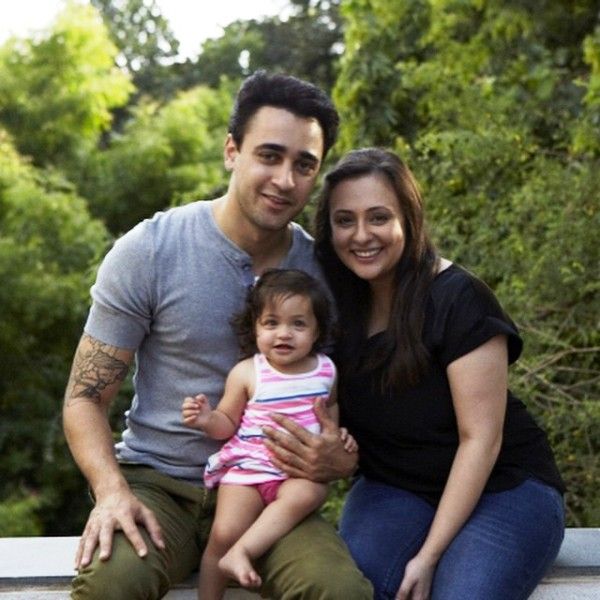 Avantika Malik with her husband and daughter