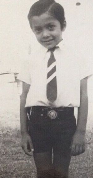 Childhood photo of Anurag Kashyap