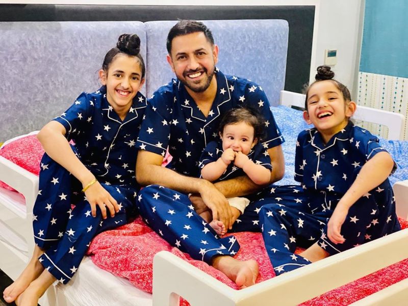 Gippy Grewal with his three sons