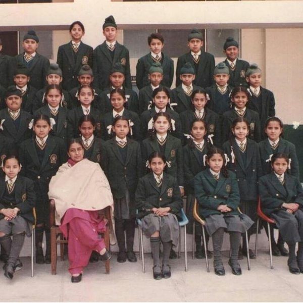 Jasmine Sandlas in her school days