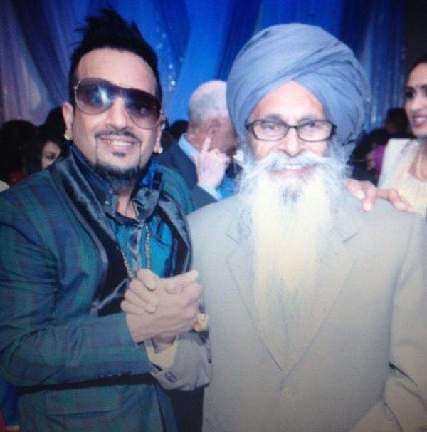 Jazzy B with his father