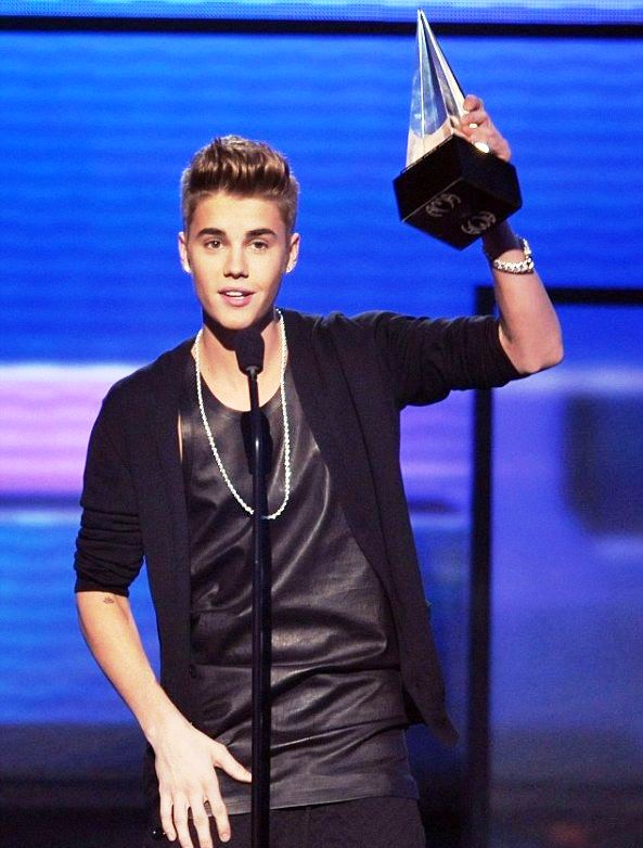 Justin Bieber With His AMA