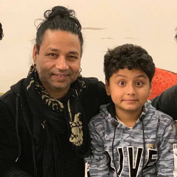 Kailash Kher With His Son, Kabir