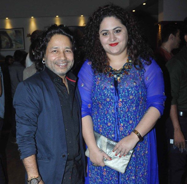 Kailash Kher With His Wife, Sheetal